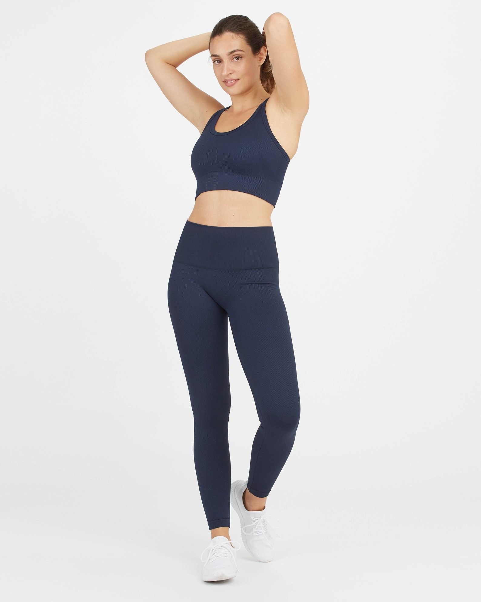 Seamless Sculpt Chevron Ribbed Leggings | Spanx