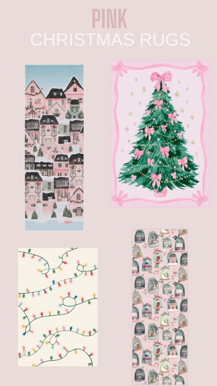 I have my eyes on these pink Christmas rugs 💗 I’ve been using Ruggable for yearsss and love how easy and great they wash up! Love-changer 👏🏼



#LTKSeasonal #LTKHome