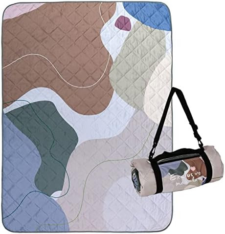 Exclusivo Mezcla Waterproof Picnic Blankets 3-Layer 60x80 Inches Large Sandproof Beach Blanket Fo... | Amazon (US)