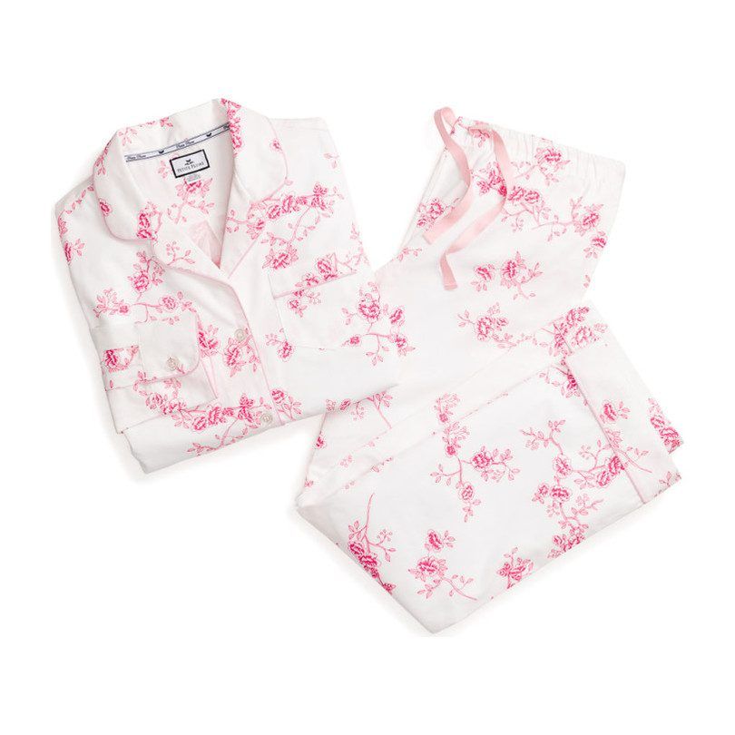 Women's Floral Pajama Set, English Rose | Maisonette