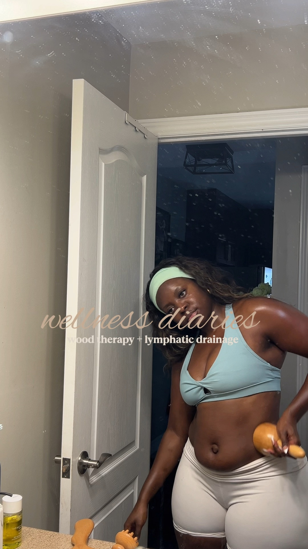 Wood therapy + lymphatic drainage routine