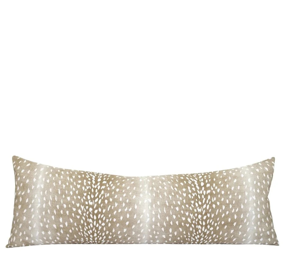 Fawn Antelope Deer Print Pillow | Land of Pillows