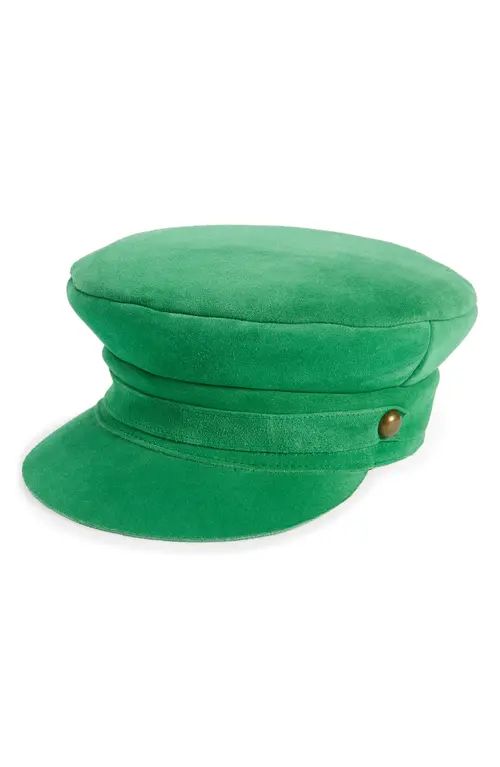 Lack of Color Lola Suede Slouch Cap in Green at Nordstrom, Size Small | Nordstrom