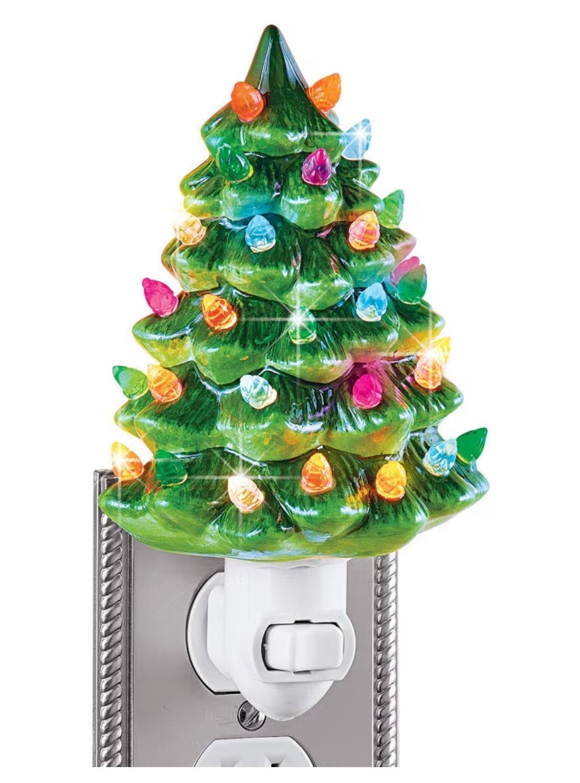 I’ve always loved the nostalgia of these ceramic trees, and Amazon has a nightlight version that is so incredibly cute! Serves as decor as well, and it so pretty when lit up. Fun way to add a useful seasonal space to any room - on sale for only $10.99 also🎄 

#LTKHoliday #LTKSaleAlert #LTKHome