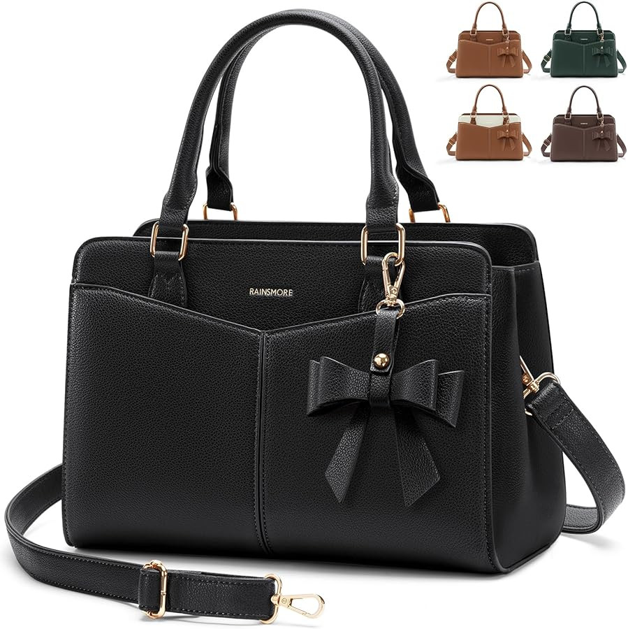 RAINSMORE Purses for Women Leather Top-Handle Handbag Waterproof Crossbody Womens Handbags Ladies... | Amazon (CA)