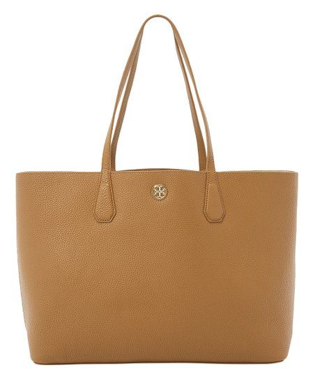 Bark & Light Gold Brody Leather Tote | Zulily