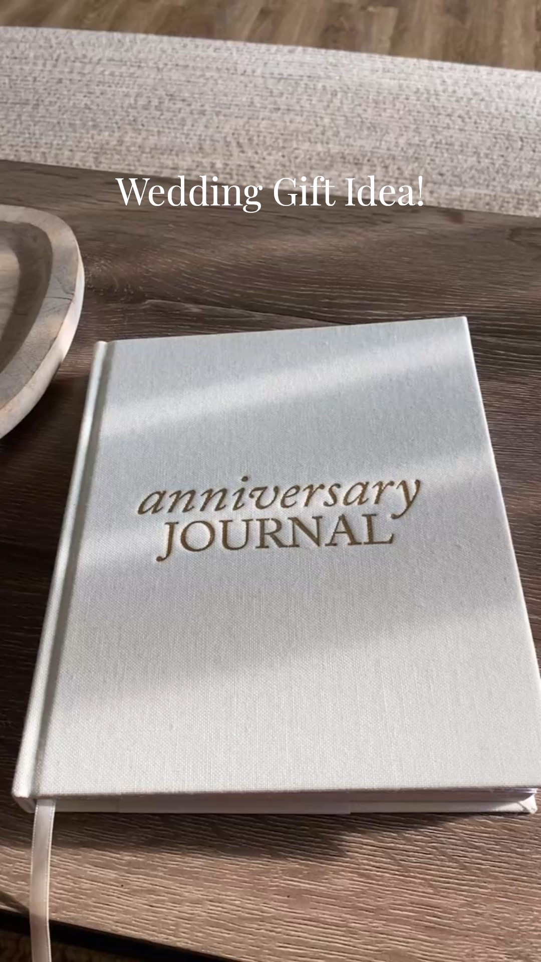 Love this anniversary journal as a wedding present! Got this for my husband and I, and it’s the cutest thing that will hold so many memories 🥹

#LTKGiftGuide #LTKWedding #LTKFindsUnder50