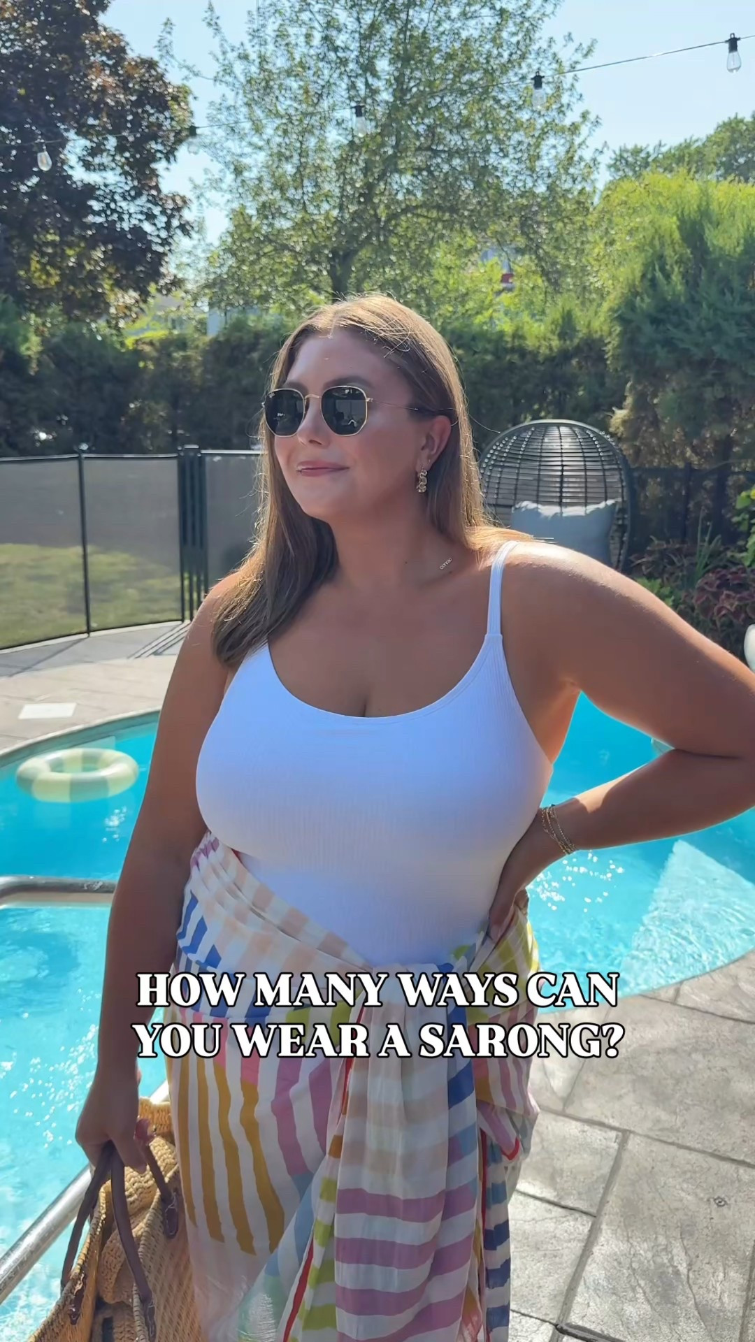 4 ways to wear a sarong! I’m wearing 2X long torso in swimsuit & XXL in sarong. Use CARALYNM at Cakes Body

#LTKPlusSize #LTKSwim #LTKStyleTip