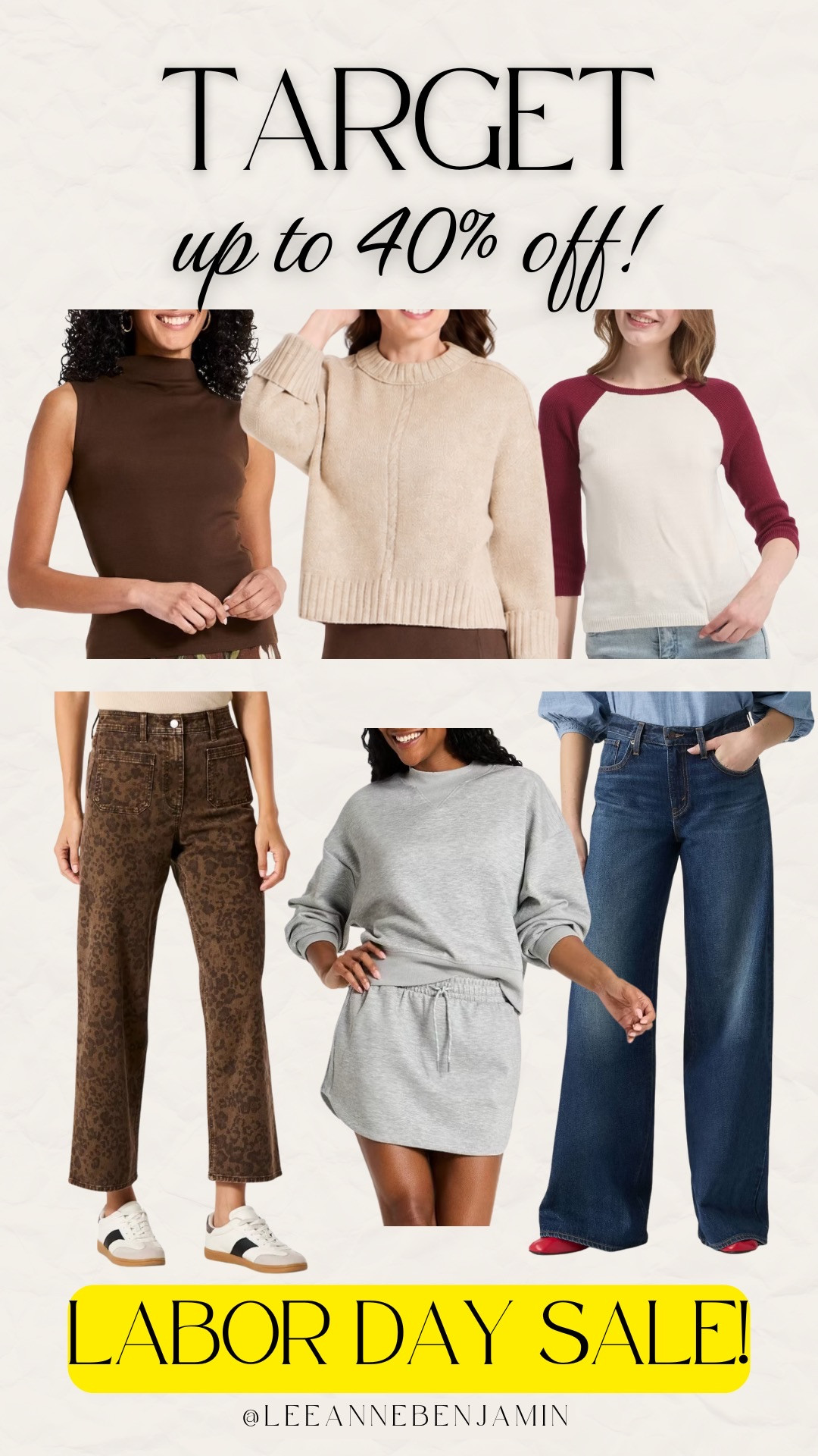 up to 40% off fashion for Target's Labor Day Sale! 

 #LTKOver40 #LTKSaleAlert #LTKMidsize