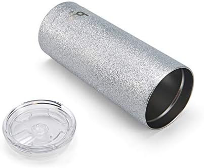 BUILT 20 Ounce Double Wall Stainless Steel Tumbler Silver Glitter 5237920 | Amazon (US)