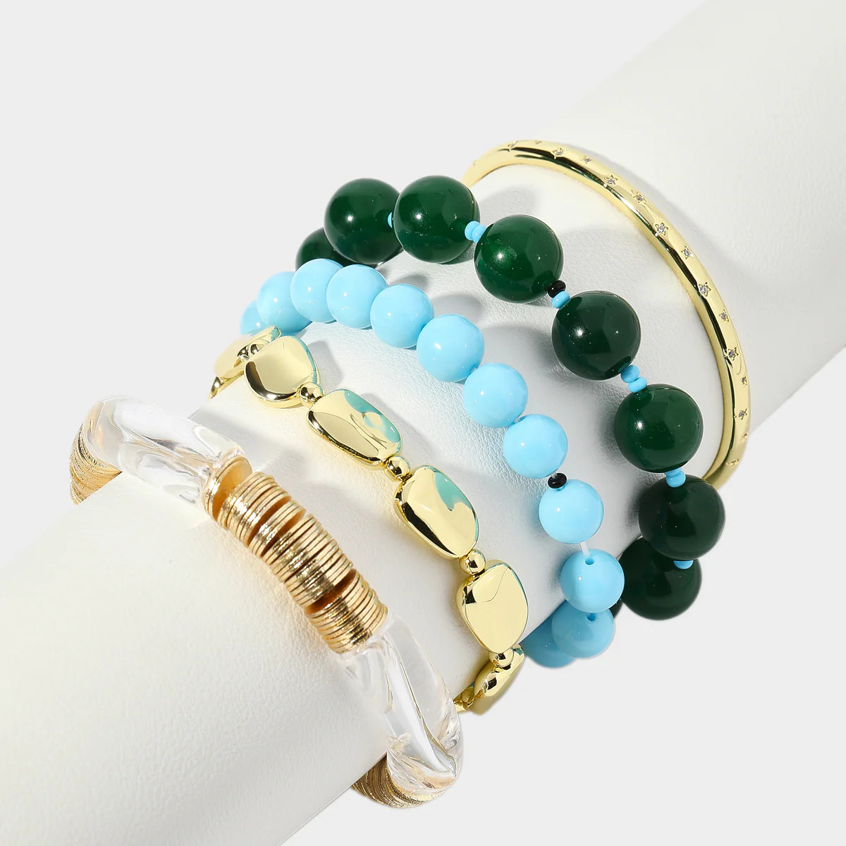 Blue Spruce Bracelet Stack | Allie + Bess