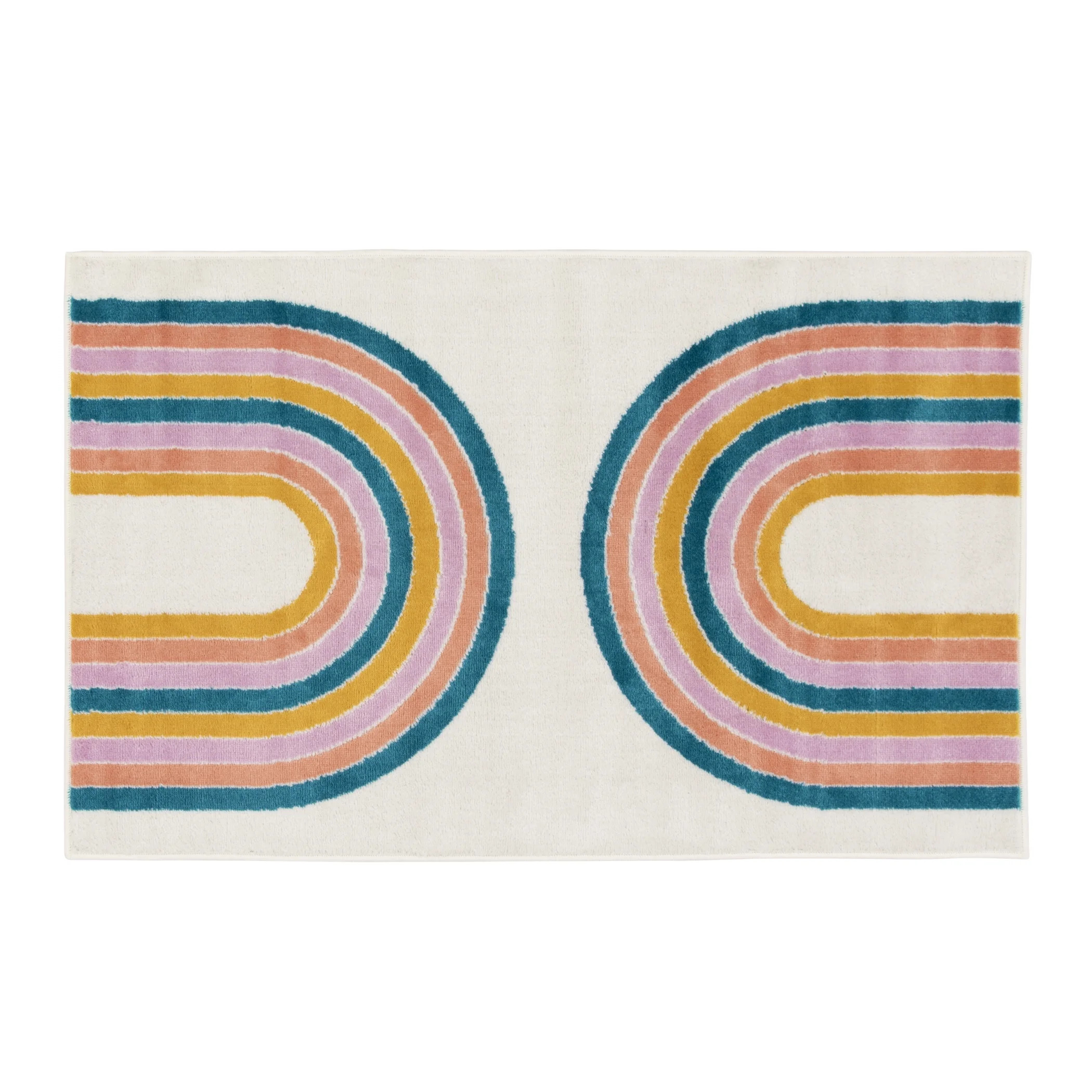 Mainstays 36"x56" Rainbow Arches Indoor Area Rug | Walmart (US)