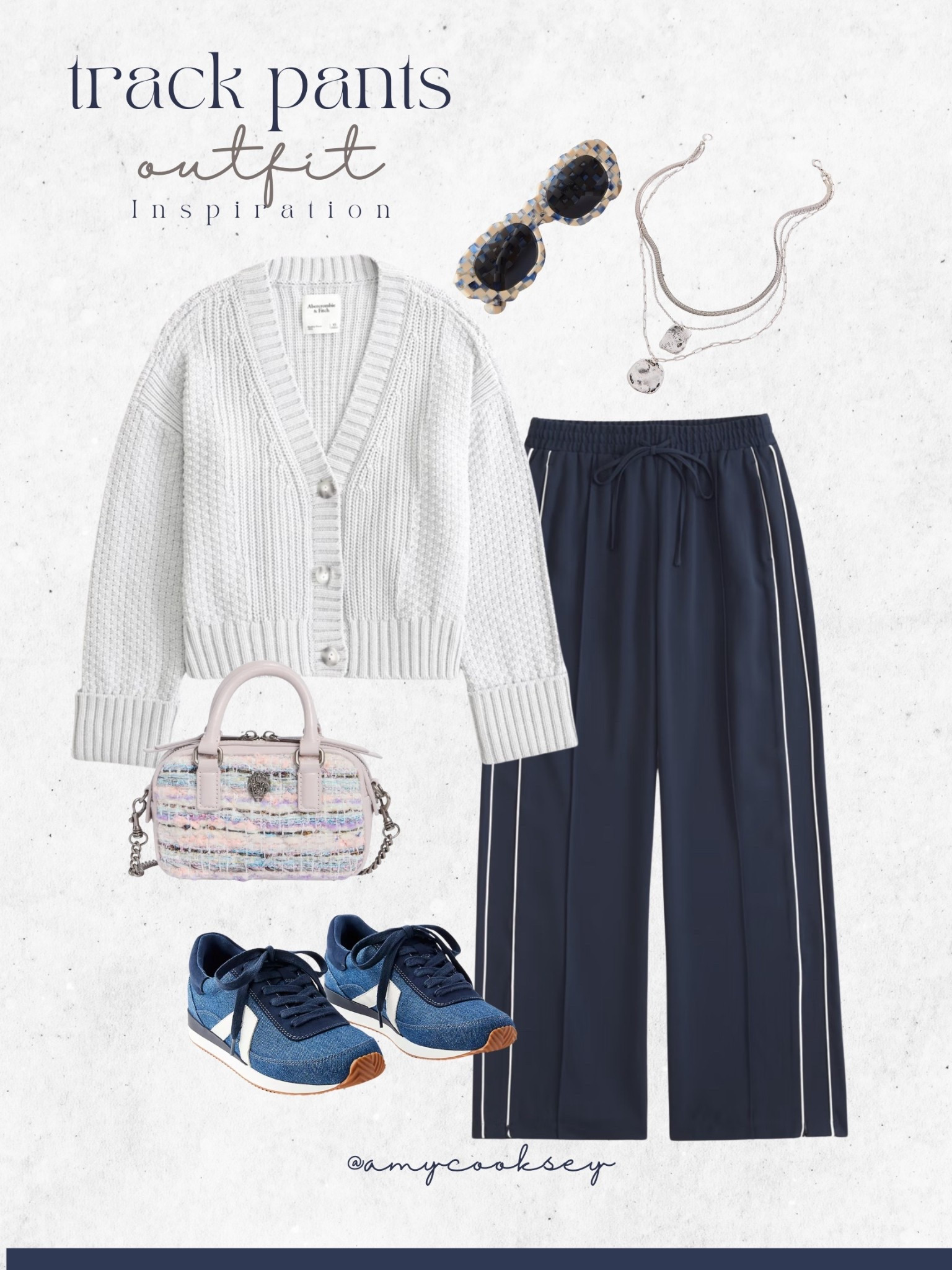 Track Pant Outfit Inspo: HOC Summer Edition 

Denim Sneakers | Navy Track Pants | Casual Mom Style | Cardigan Casual | Travel Outfit 

#LTKFindsUnder100 #LTKStyleTip #LTKActive
