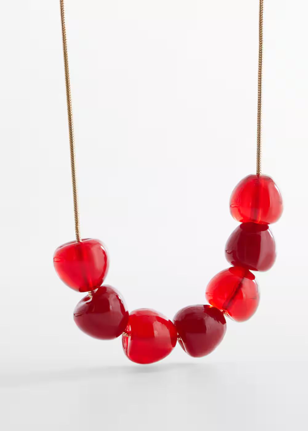 Cherry pendant necklace -  Women | Mango United Kingdom | MANGO (UK)
