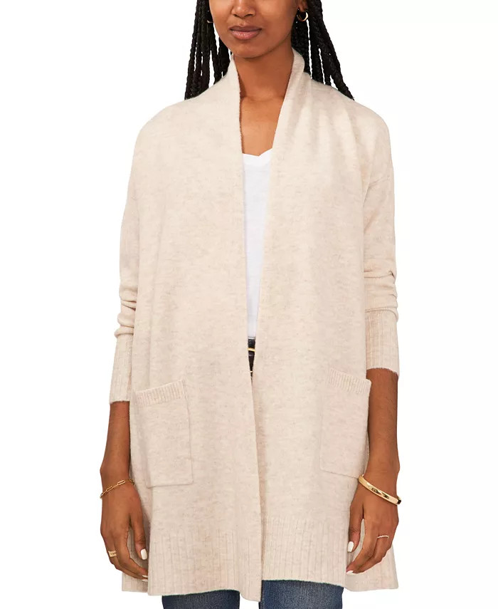Women's Cozy Open-Front Cardigan | Macy's