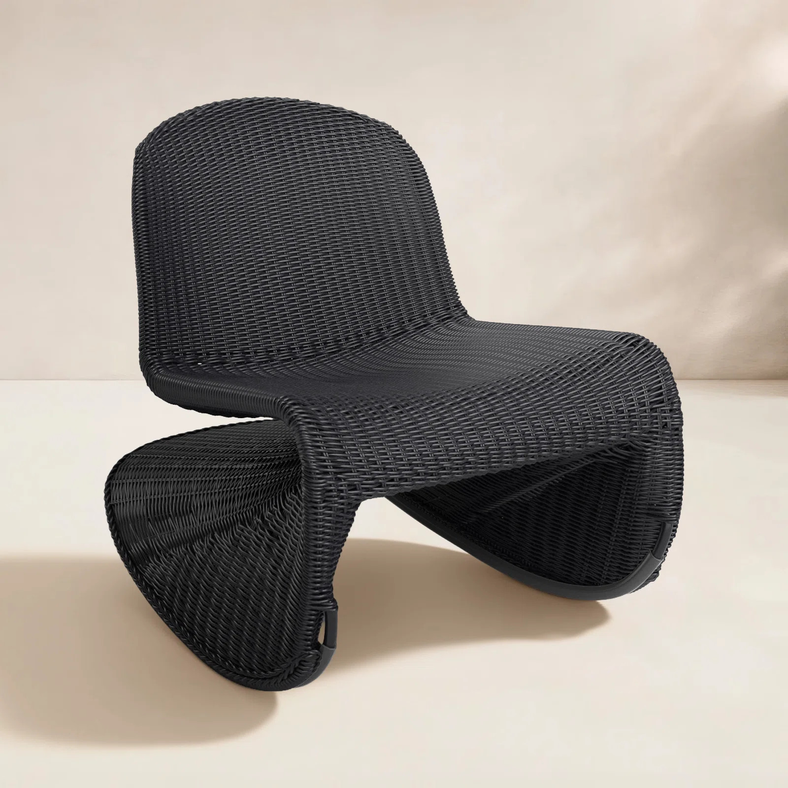 Daughtery Wicker Outdoor Armless Lounge Chair | Wayfair North America