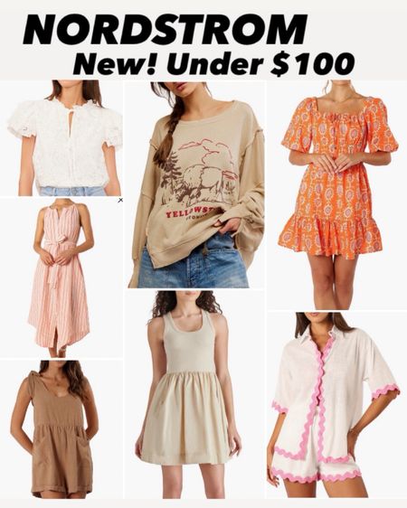 Nordstrom new arrivals! 
Summer dresses
Vacation dress
Matching set, summer outfit, pullover 

#LTKFindsUnder100 #LTKFestival #LTKSeasonal