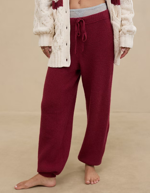 Aerie CozyUp Waffle Jogger | Aerie