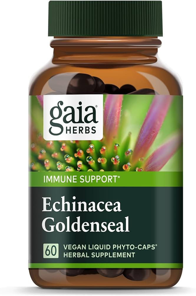 Gaia Herbs Echinacea Goldenseal - Immune Support Supplement for Maintaining a Healthy Respiratory... | Amazon (US)