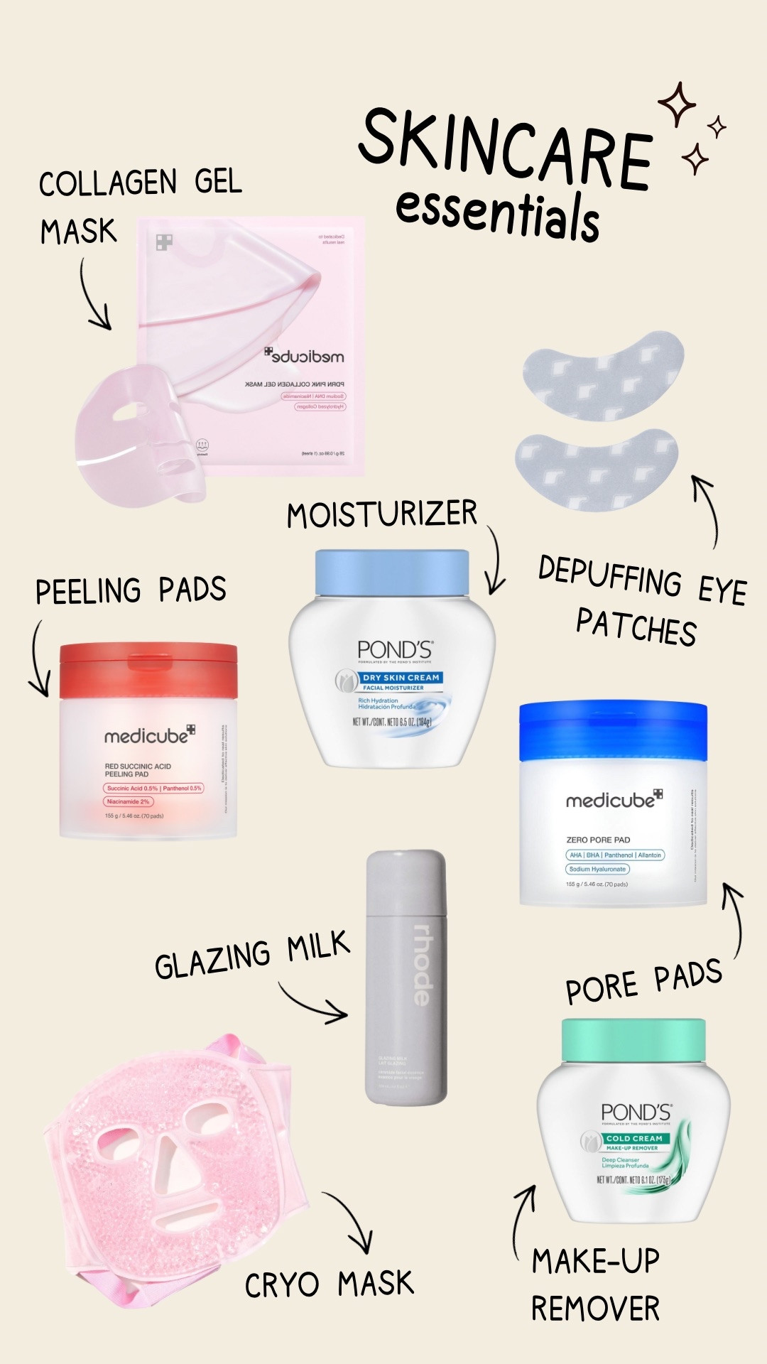 My skincare essentials!!! These brands are a staple in my skincare routine & should be in yours too :) Shop my links xx
 