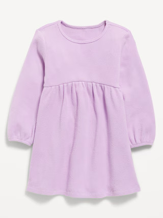 Long-Sleeve Waffle-Knit Dress for Toddler Girls | Old Navy (US)