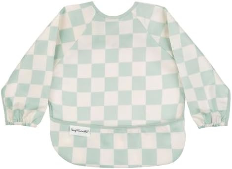 Tiny Twinkle Mess Proof Baby Bib, Long Sleeve Bib Outfit, Waterproof Bibs for Toddlers, Machine W... | Amazon (CA)
