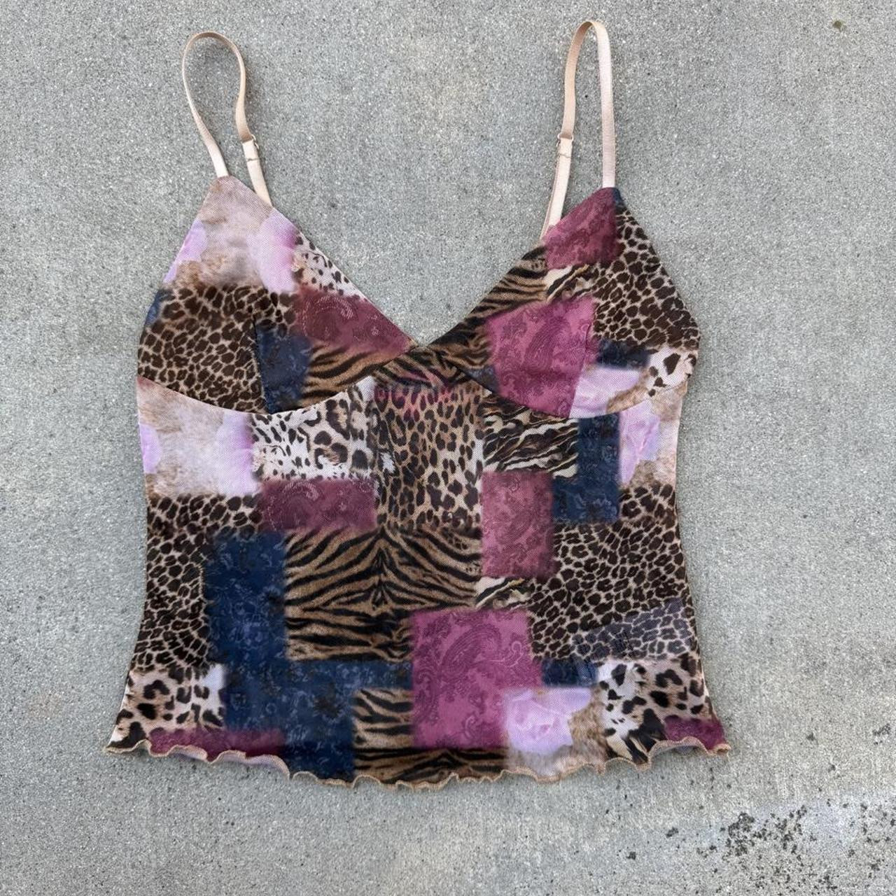Edikted Women's Tank top - Multi/Brown - 30A | Depop US