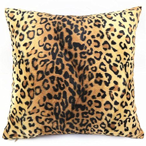 Lydealife （TM Super Soft Short Plush Animal Markings Decorative Throw Pillow Cover Pillow Case ... | Amazon (US)