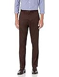 Amazon Brand - Buttoned Down Men's Straight Fit Non-Iron Dress Chino Pant, Brown, 30W x 32L | Amazon (US)