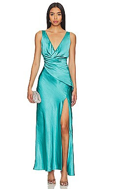 ELLIATT Junia Dress in Aquamarine from Revolve.com | Revolve Clothing (Global)
