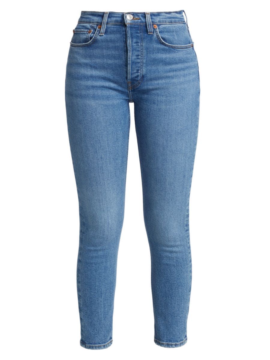 90s High-Rise Cropped Jeans | Saks Fifth Avenue