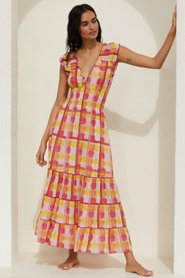 Ro's Garden Hilda V-Neck Dress | Anthropologie (US)