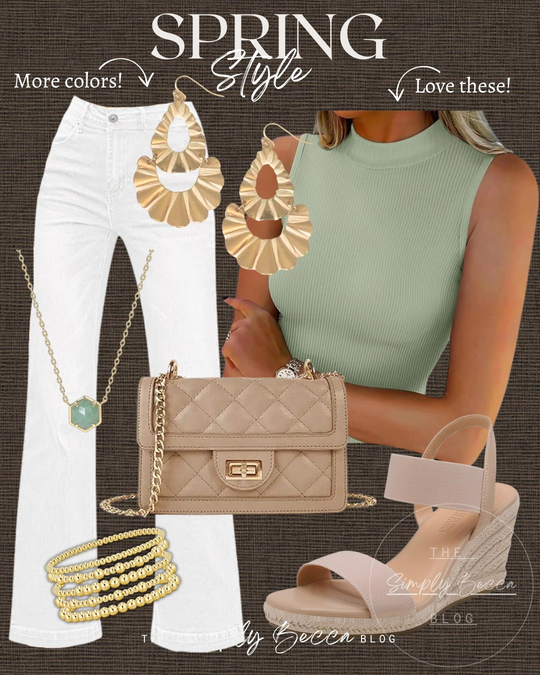 Yay! I adore this green and white color combo. Perfect for a Spring night 🌿

@amazon @etsy #ltkwomens #ltkfinds #amazonfashion #springstyle #springoutfits #green #goldbracelet #outfitforspring 

 #LTKootd #LTKmomlife #LTKSeasonal