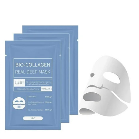 Clearance!Mask Collagen Mask Overnight Korean Mask Gesichtspflege Kollagen Film Hydrating Anti-Aging Gesichtsmaske 30ml Women Beauty 50% Off | Walmart (US)
