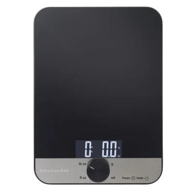 Glass Surface 11 Pound Capacity Digital Kitchen and Food Scale | Perigold