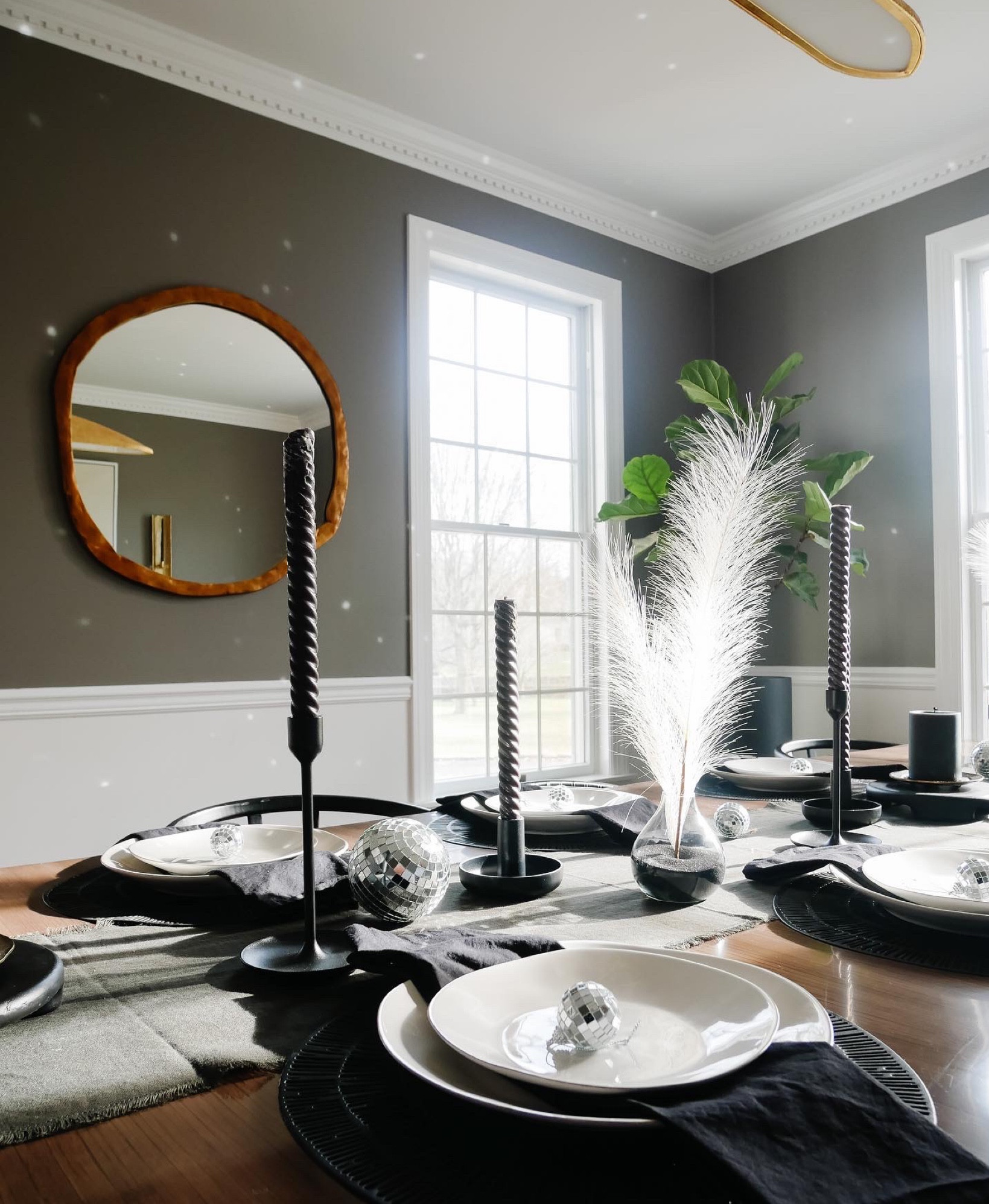 Dinner party tablescape 

#LTKstyletip #LTKSeasonal #LTKhome