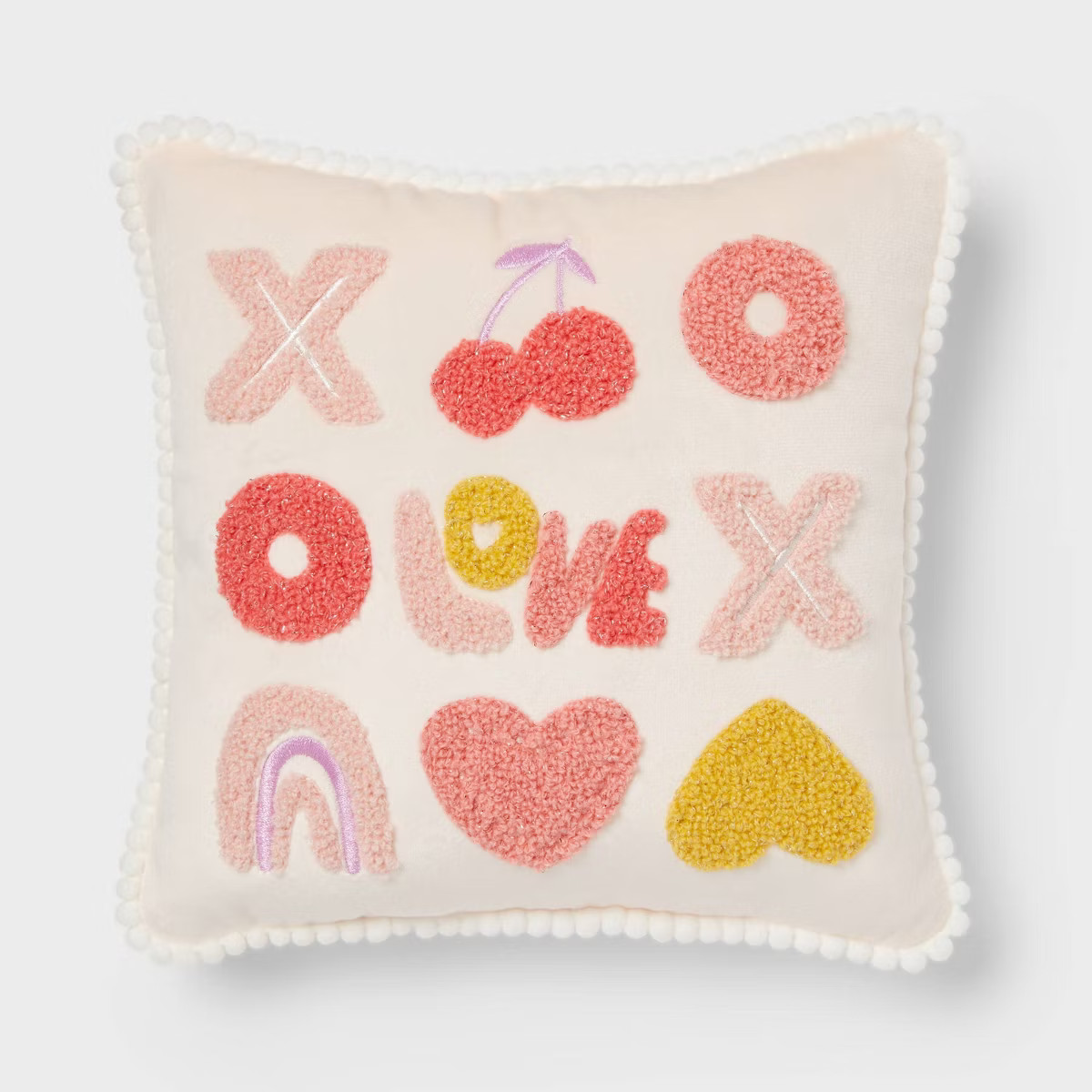 XO Square Valentine's Day Giftable Pillow - Spritz™ | Target