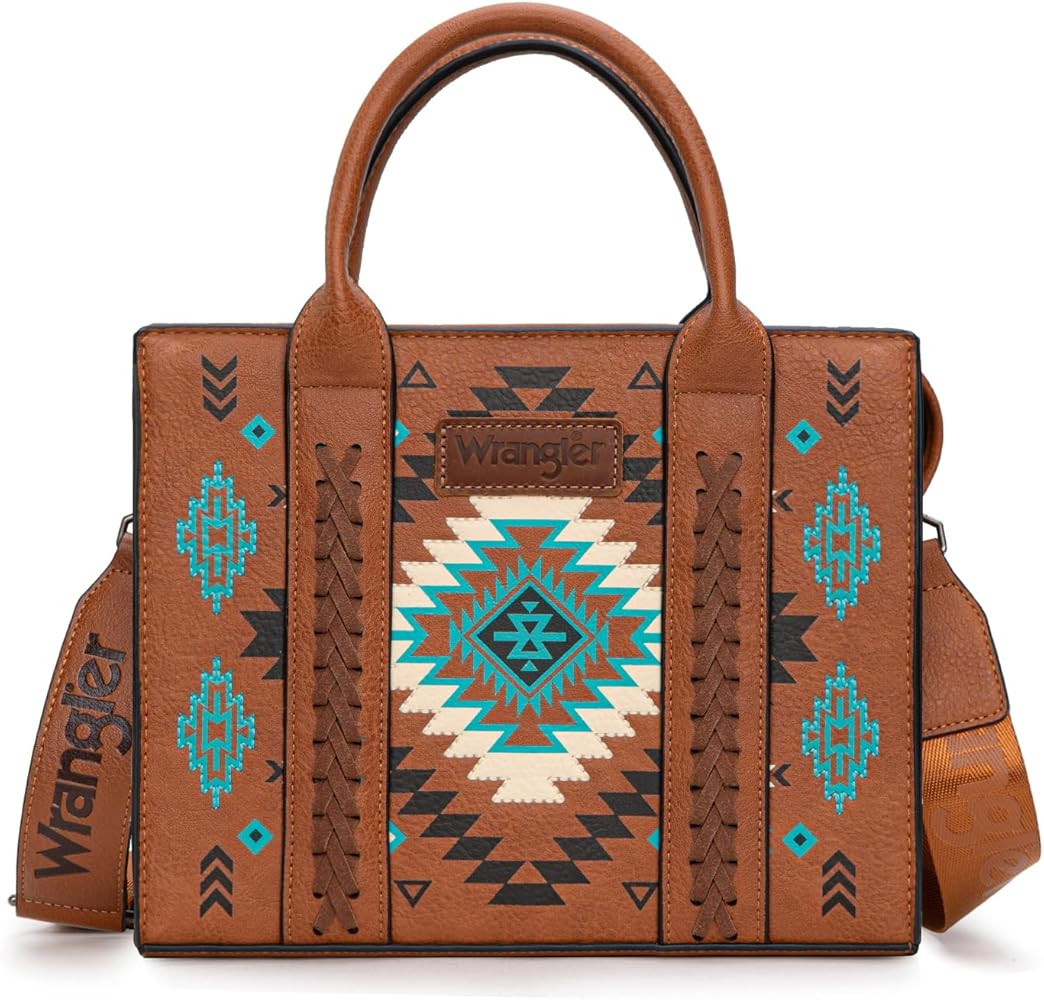 Wrangler Aztec Tote Bag for Women Boho Satchel Purses and Handbags | Amazon (CA)