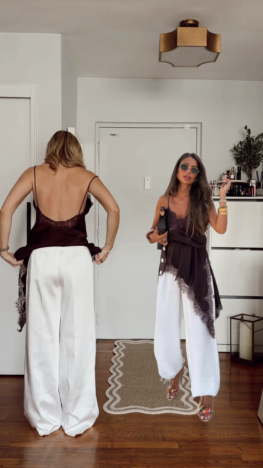 Nobody talks about this, but recreating Pinterest outfits with pieces you already have in your closet is the formula for getting dressed.

I don’t know about you, but I feel 10x better when my outfit is actually planned. So here I am… wearing my Zara outfit that I actually wore this weekend ✨

@Zara pants - winter collection but linked similar!

Spring outfit • spring fashion • satin pants • satin lace top • Pinterest outfit

#LTKgrwm #LTKSaleAlert #LTKootd