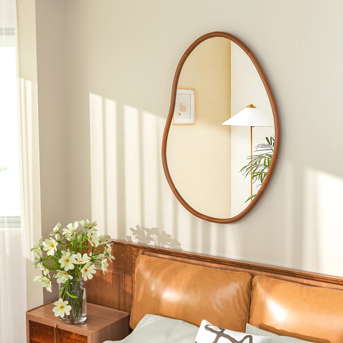 Asymmetrical Mirror, Irregular Finleyville Decorative For Bedroom Living Room Entryway Hall | Wayfair North America