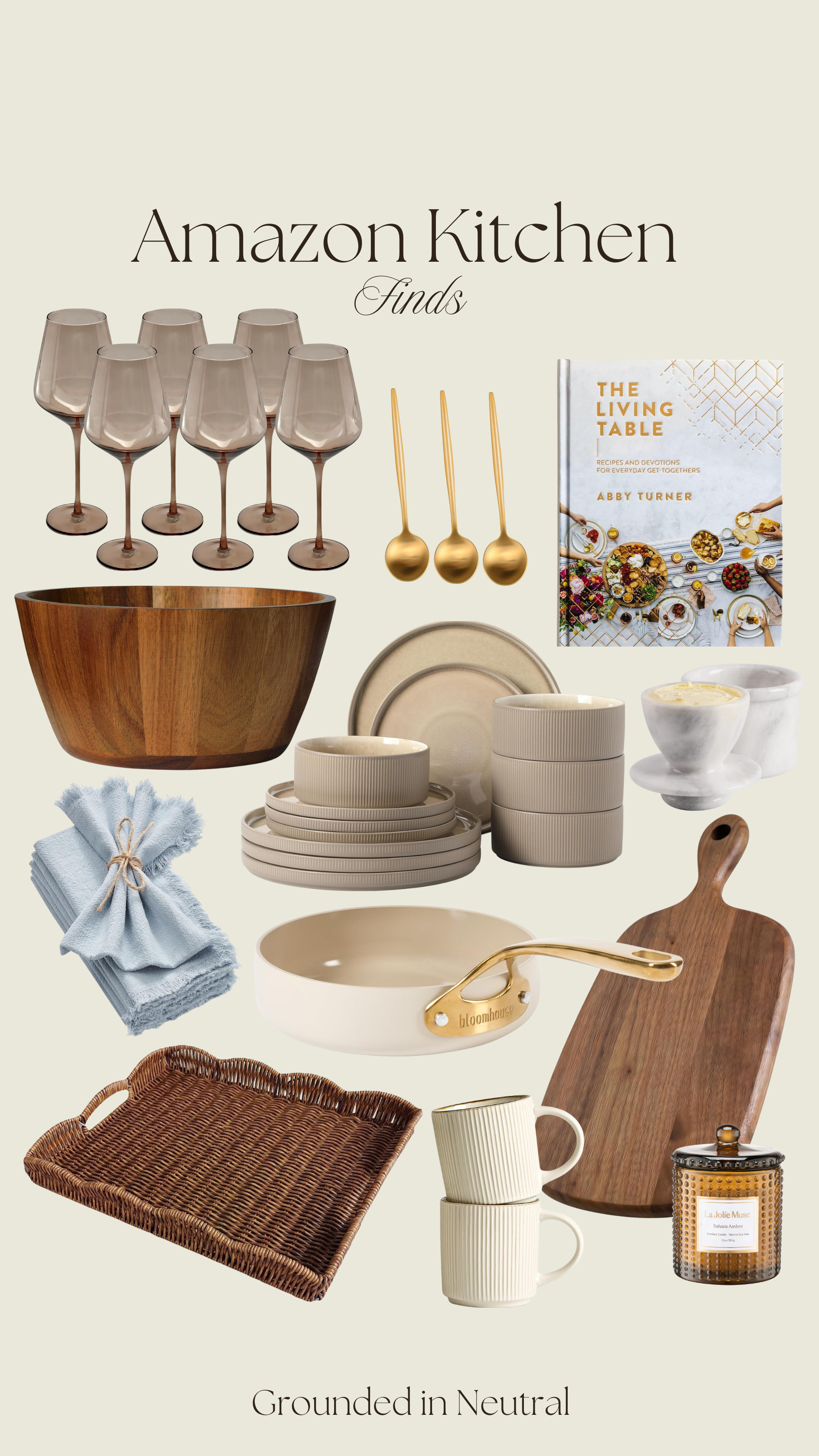 Neutral Amazon kitchen essentials I'm loving lately. 🩵

#AmazonHome #AmazonKitchenFinds

#LTKfoodie #LTKHome