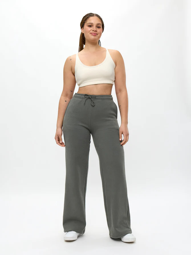 Plush Fleece Straight Leg Sweat Pant | Buffbunny