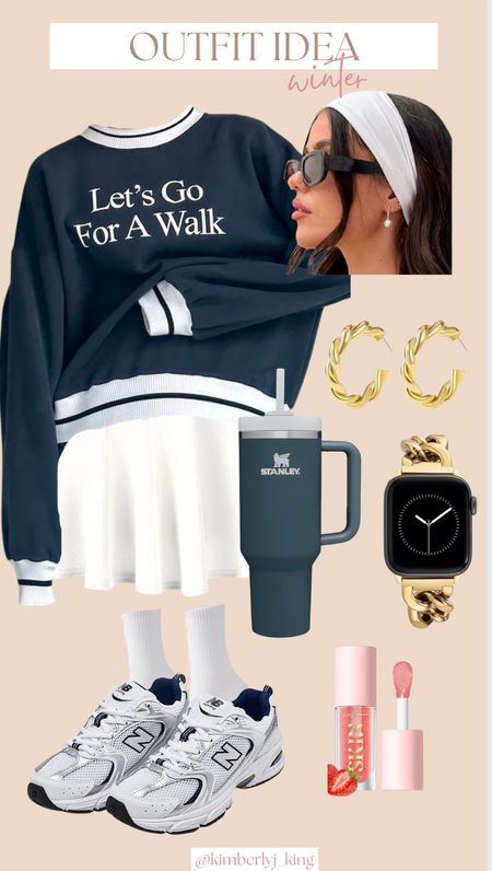 Errand outfit
Hot girl walk outfit
Coffee shop outfit 
College class outfit 
Outfit inspiration 
White tennis skirt
Athleisure 
Athletic look
Oversized graphic sweatshirt 
Graphic sweatshirt 
Amazon fashion 
Stanley 
New balance
Sneakers 
White socks 
Clean girl aesthetic 
Outfit idea 


#LTKfindsunder50 #LTKstyletip #LTKSeasonal