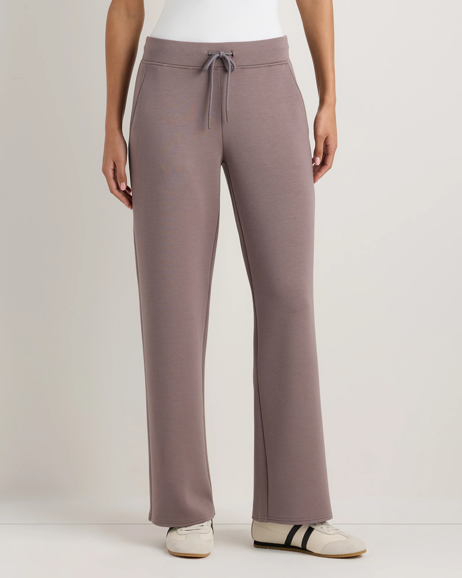 Quince | Women's CloudComfort Wide Leg Pants in Black, Size Medium, Tencel | Quince