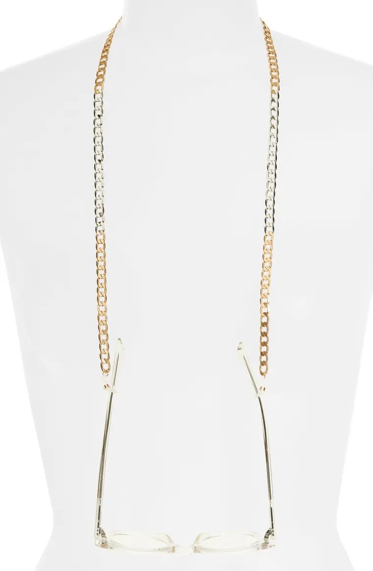 Mixed Finish Glasses Chain | Nordstrom