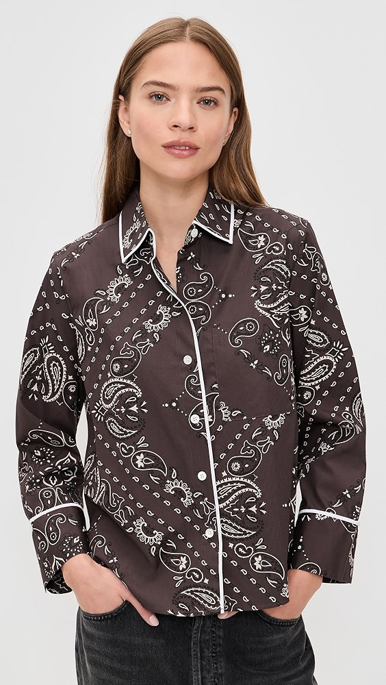 Pj Shirt In Poplin | Shopbop