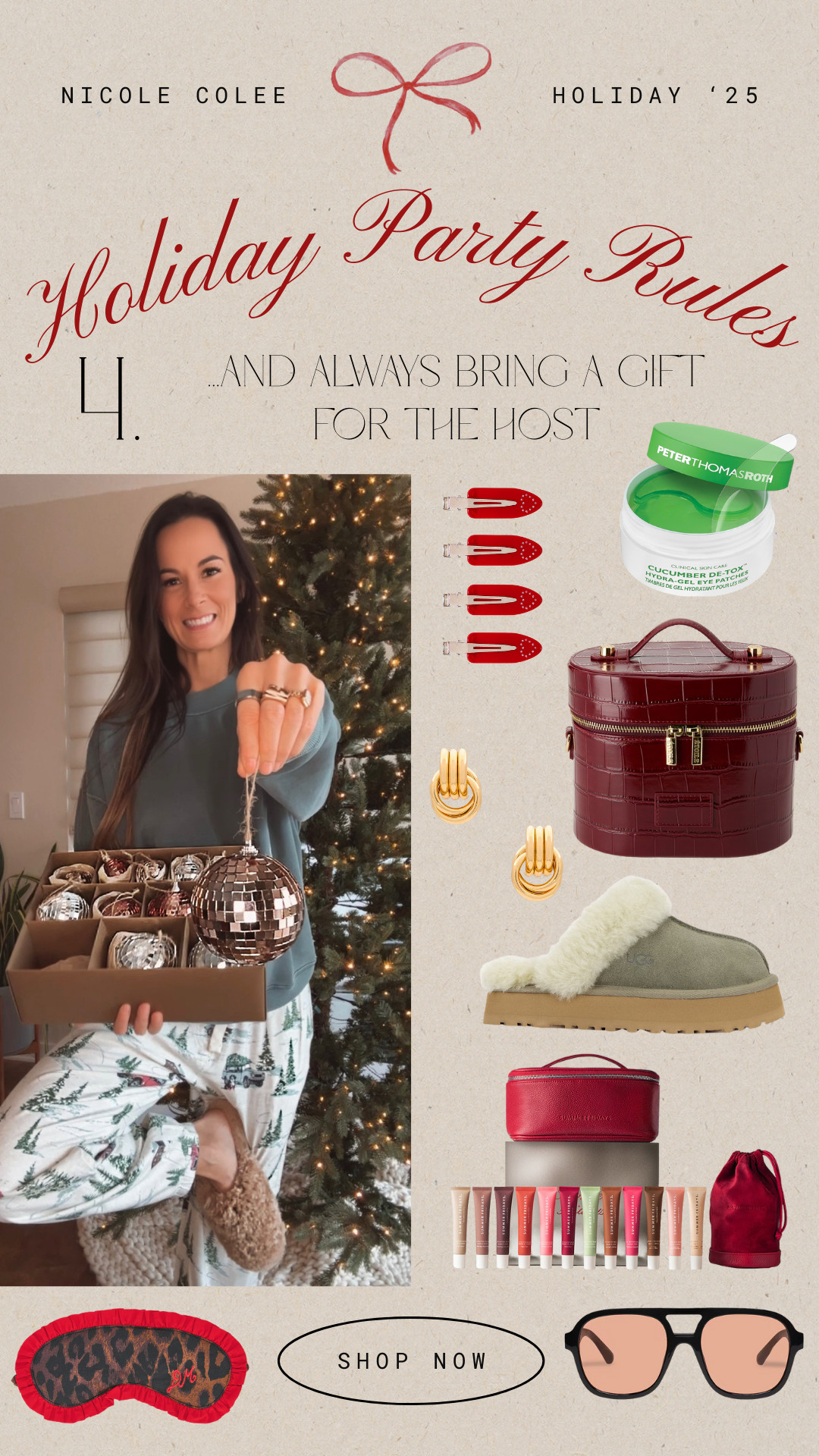 4 Holiday Party Rules To Know Take it from me! 

Christmas dresses, christmas outfits, hostess gifts, burgundy, velvet, feathers, fur, sequin dresses, cocktail attire, xmas party

 

 #LTKGiftGuide #LTKHoliday #LTKSeasonal