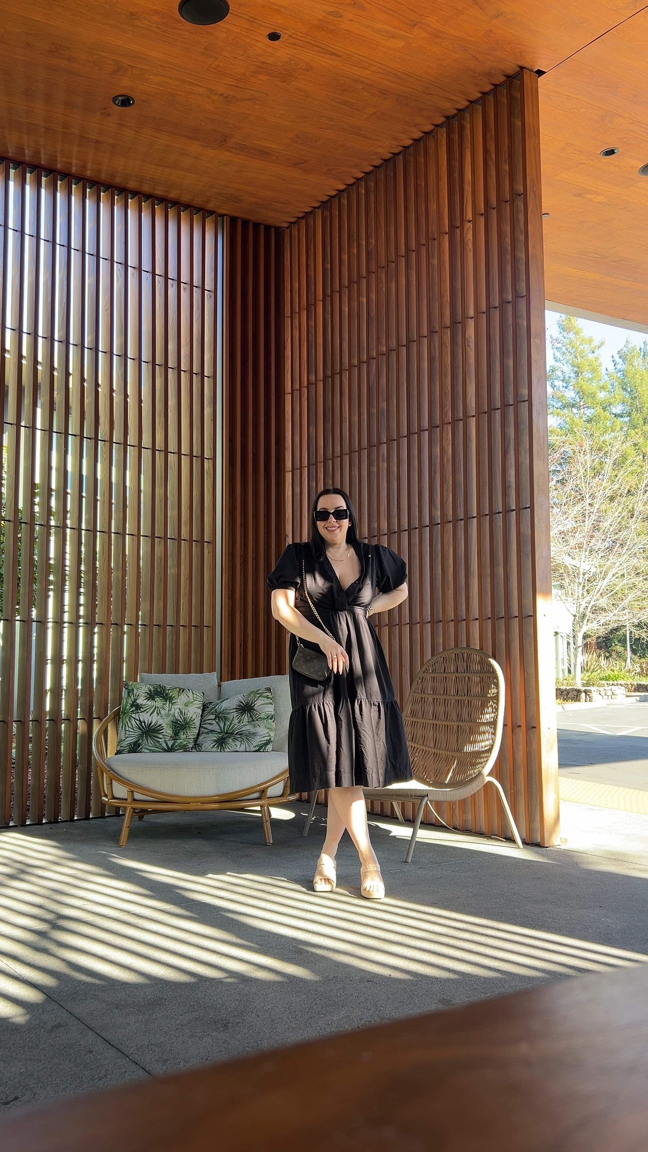 Vacation outfit / What I wore on my staycation / little black dress / vintage Louis Vuitton pochette / black Amazon sunglasses

#LTKStyleTip #LTKItBag #LTKMidsize