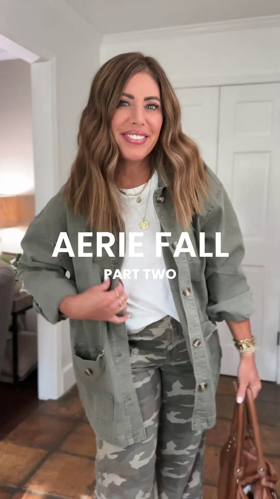 New for fall from @aerie & @American Eagle Outfitters 

I’m wearing a medium in everything except for slub knit pants. I sized down to a small in those. Size 8 long in the camo pants.

#LTKOver40 #LTKSaleAlert #LTKootd