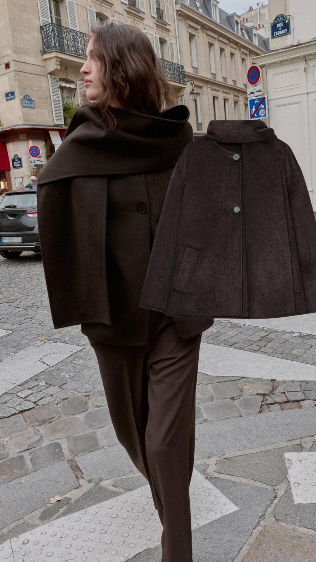 Chocolate 🍫 wool blend cape coat - under $150 Zara find

#LTKWorkwear #LTKSeasonal #LTKFindsUnder100